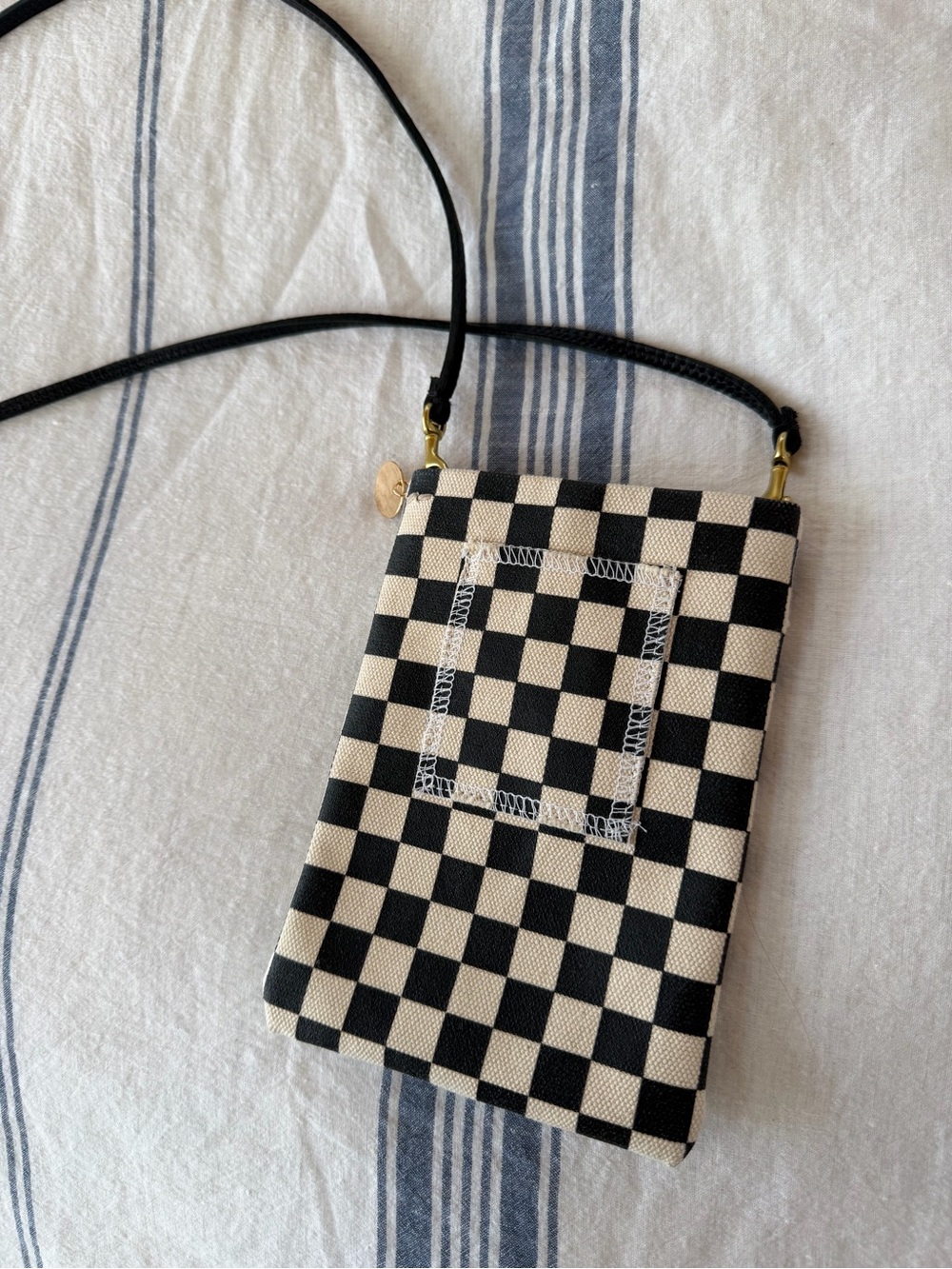 Clare V. Checkered Crossbody Bag - Picture 3 of 7